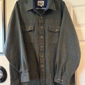 Men's Green Plaid Flannel